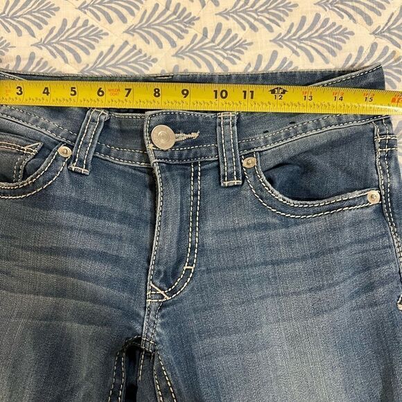 Express Legging Low Rise Blue skinny Jeans size 4 - Picture 3 of 7